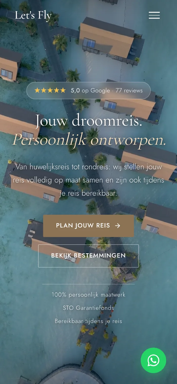 Let's Fly op mobiel